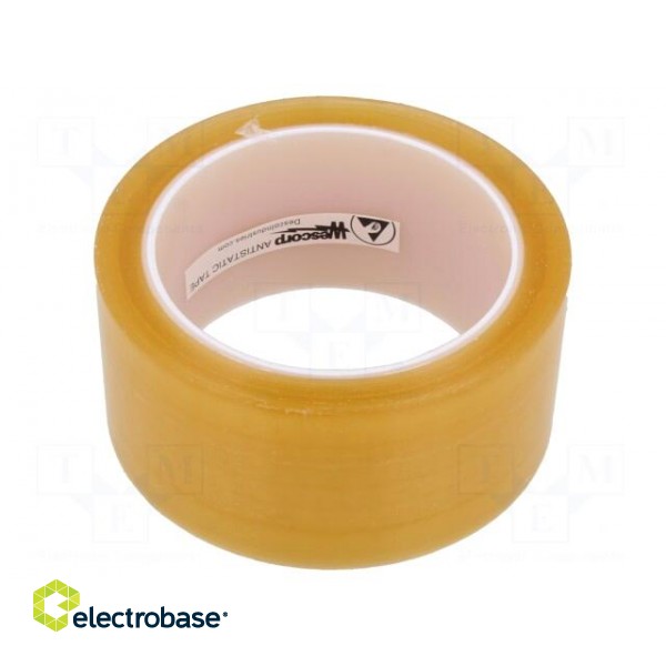 Packing tapes | ESD | L: 65.8m | W: 48mm | Thk: 0.06mm | colourless