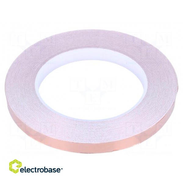 Tape: electrically conductive | ESD | L: 33m | W: 10mm | Thk: 0.05mm