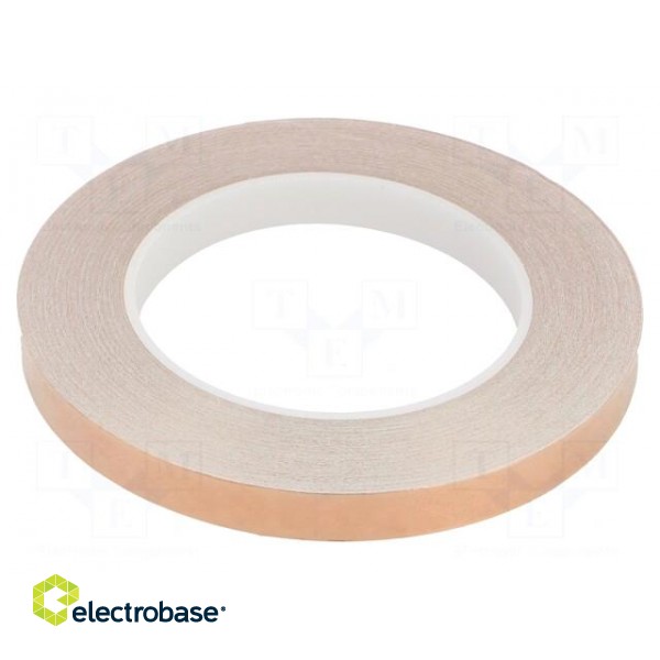 Tape: electrically conductive | ESD | L: 33m | W: 12mm | Thk: 0.05mm