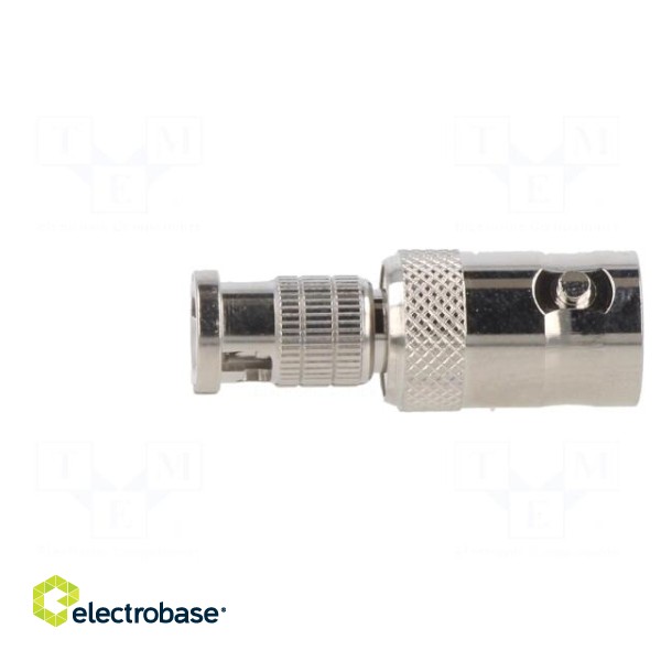 Adapter | BNC female,HD-BNC male | Insulation: PTFE | 75Ω | Mat: brass фото 4