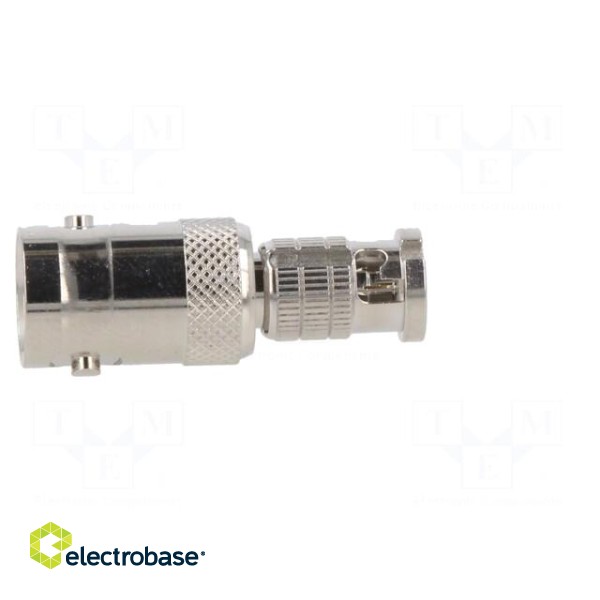 Adapter | BNC female,HD-BNC male | Insulation: PTFE | 75Ω | Mat: brass фото 8