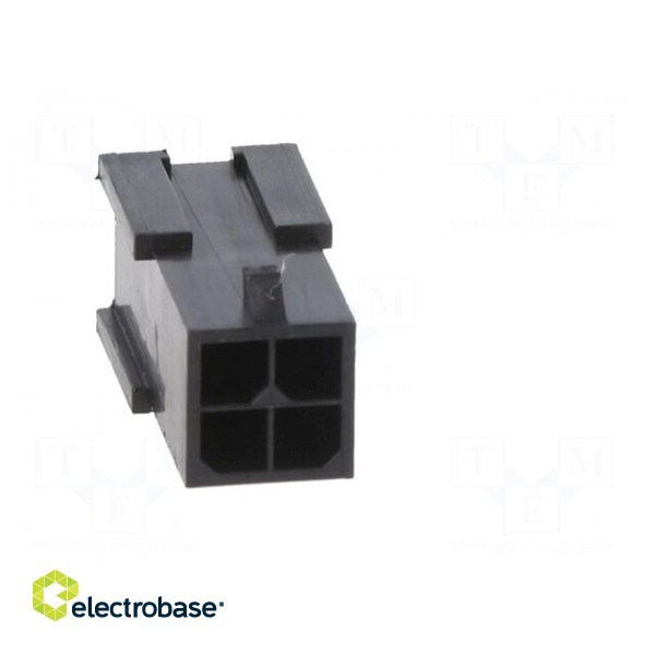 Plug | wire-board | male | Minitek® Pwr 3.0 | 3mm | PIN: 4 | for cable | 5A paveikslėlis 9