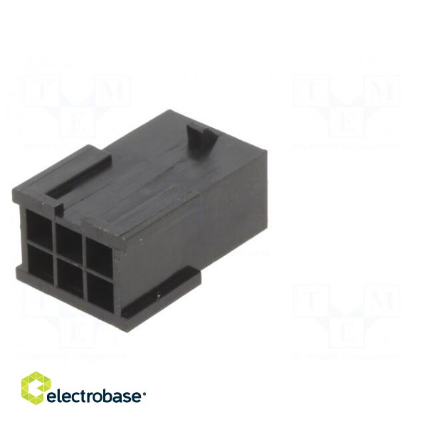 Connector: wire-board | plug | male | Minitek® Pwr 3.0 | 3mm | PIN: 6 image 6