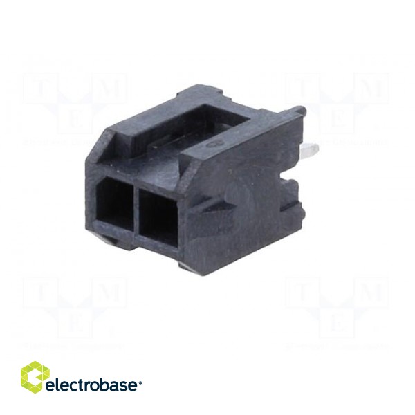 Socket | wire-board | male | Minitek® Pwr 3.0 | 3mm | PIN: 2 | THT | 5A image 2
