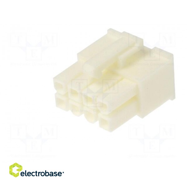 Plug | wire-wire/PCB | female | Minitek® Pwr 4.2 | 4.2mm | PIN: 8 | FCI image 2