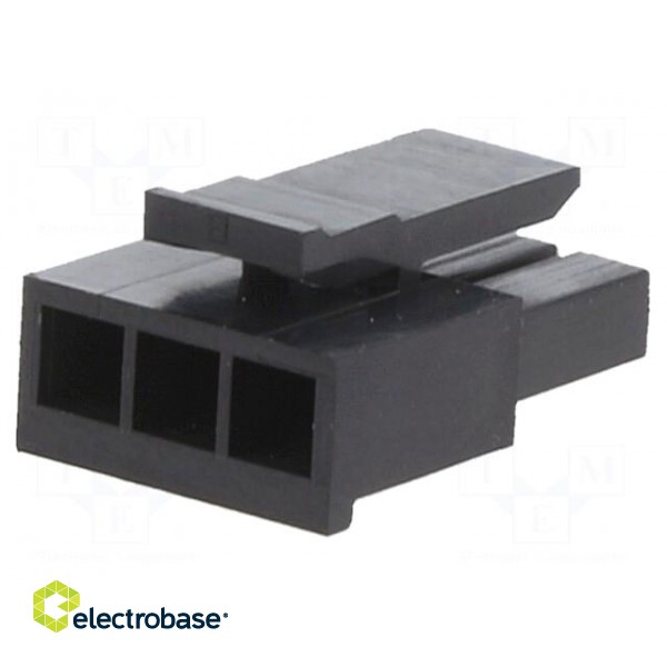 Plug | wire-board | female | Minitek® Pwr 3.0 | 3mm | PIN: 3 | -40÷105°C paveikslėlis 1