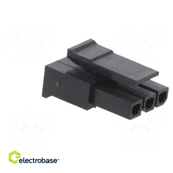 Plug | wire-board | female | Minitek® Pwr 3.0 | 3mm | PIN: 3 | -40÷105°C paveikslėlis 4