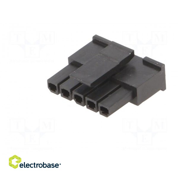 Plug | wire-board | female | Minitek® Pwr 3.0 | 3mm | PIN: 5 | -40÷105°C paveikslėlis 2