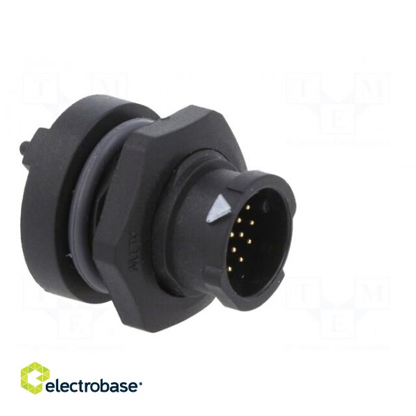Connector: circular | socket | male | straight | THT | Mat: plastic | IP68 paveikslėlis 8
