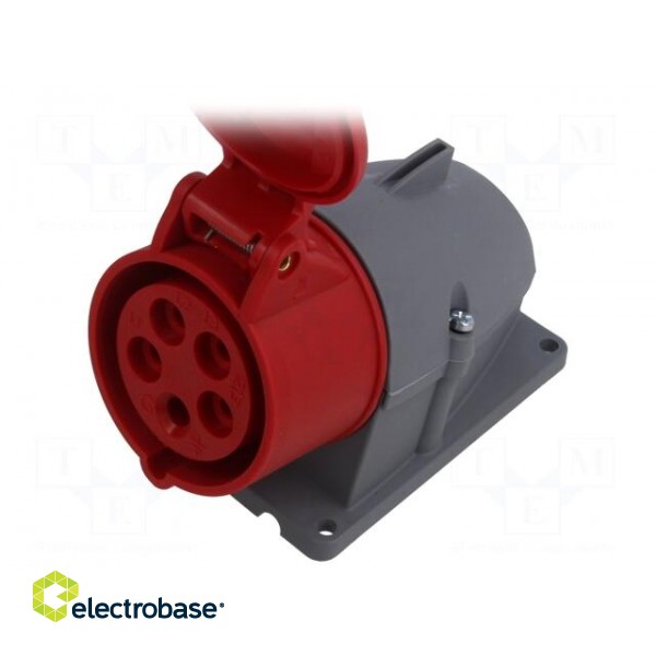 Connector: AC supply 3-phase | socket | female | 16A | 415VAC | IP44 image 2