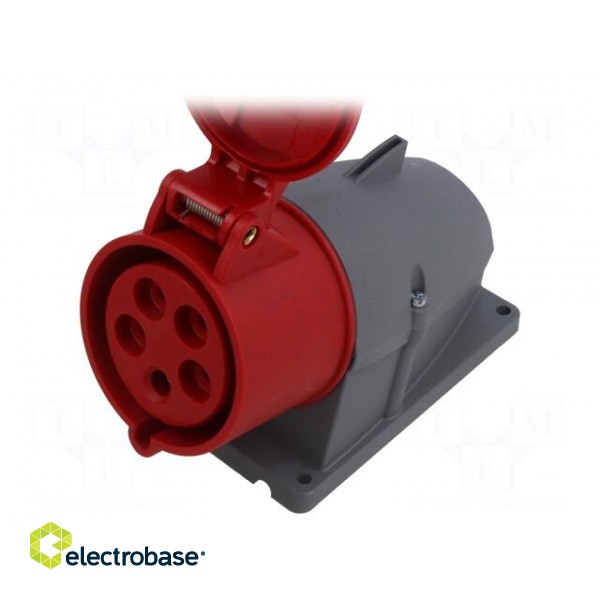 Connector: AC supply 3-phase | socket | female | 32A | 415VAC | IP44 image 2