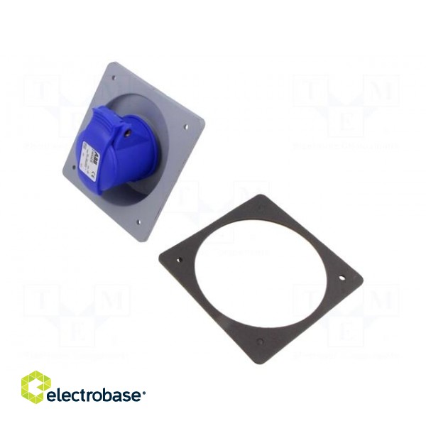Connector: AC supply 3-phase | socket | female | 16A | 250VAC | IP44 image 1