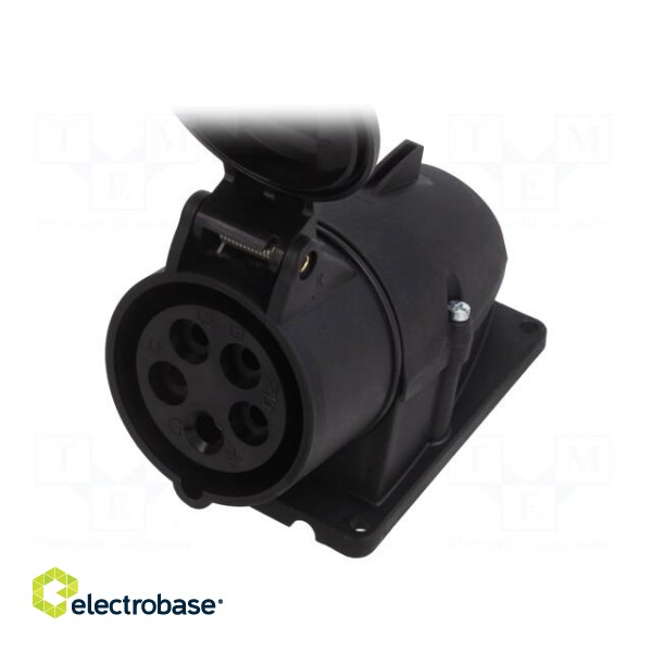 Connector: AC supply 3-phase | socket | female | 16A | 415VAC | IP44 image 2