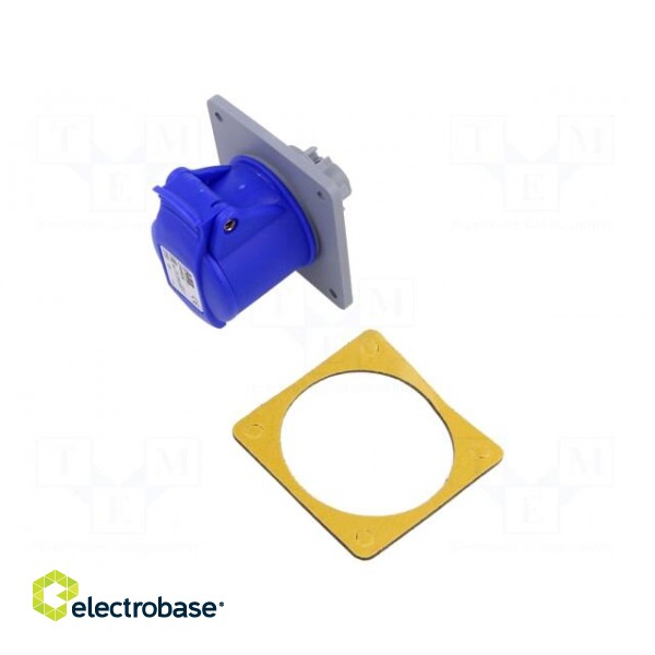 Connector: AC supply 3-phase | socket | female | 32A | 250VAC | IP44 image 1