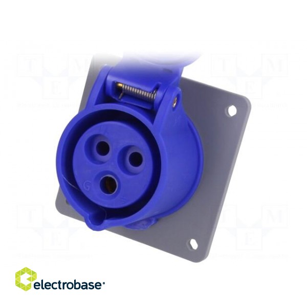 Connector: AC supply 3-phase | socket | female | 32A | 250VAC | IP44 image 2