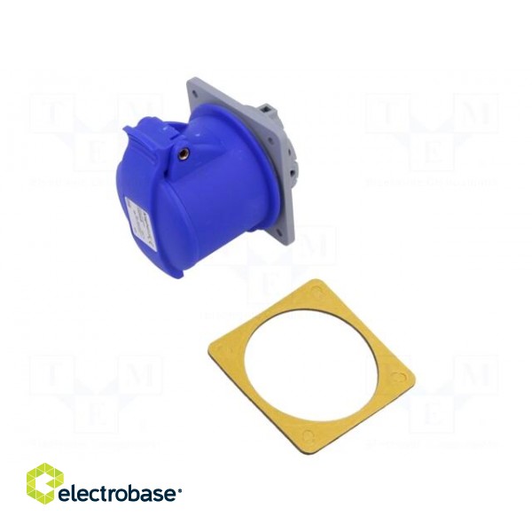 Connector: AC supply 3-phase | socket | female | 32A | 250VAC | IP44 image 1