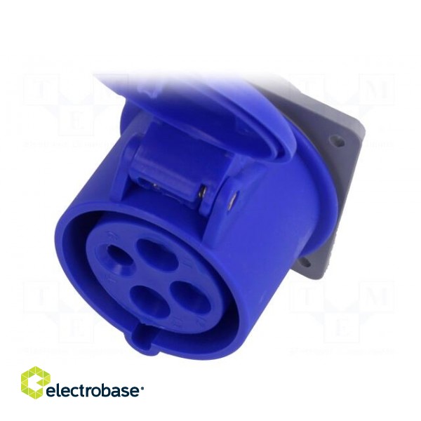 Connector: AC supply 3-phase | socket | female | 32A | 250VAC | IP44 image 2