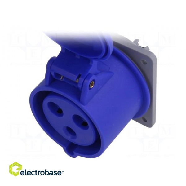 Connector: AC supply 3-phase | socket | female | 32A | 250VAC | IP44 image 2