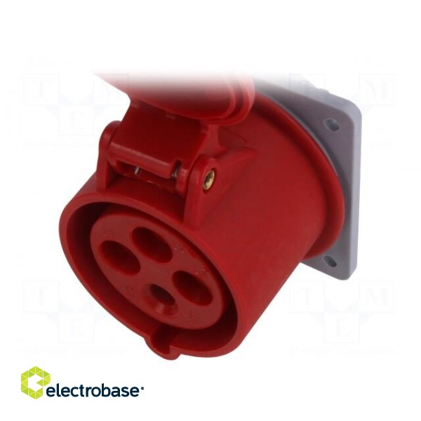 Connector: AC supply 3-phase | socket | female | 32A | 415VAC | IP44 image 2