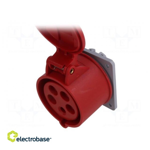 Connector: AC supply 3-phase | socket | female | 32A | 415VAC | IP44 image 2