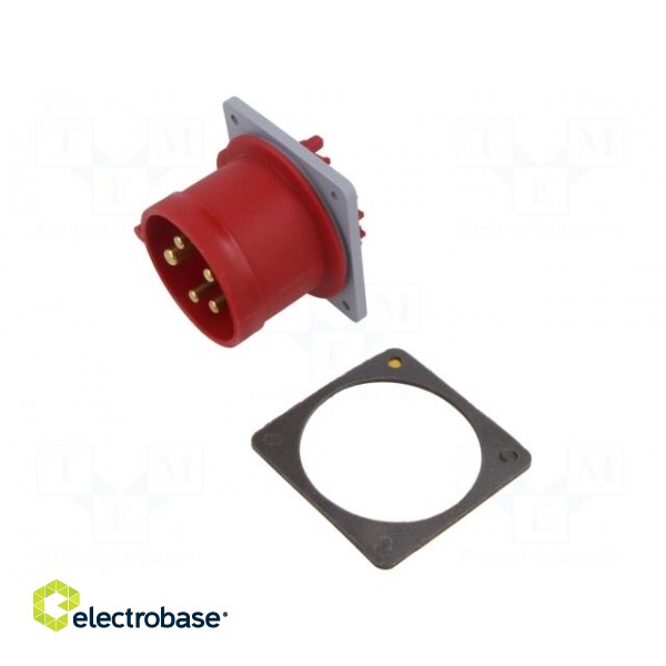 Connector: AC supply 3-phase | socket | male | 32A | 415VAC | IEC 60309