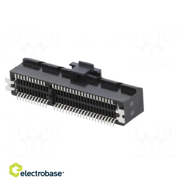 Connector: for cards | straight | SMT | on PCBs | PIN: 64 | 1mm image 4