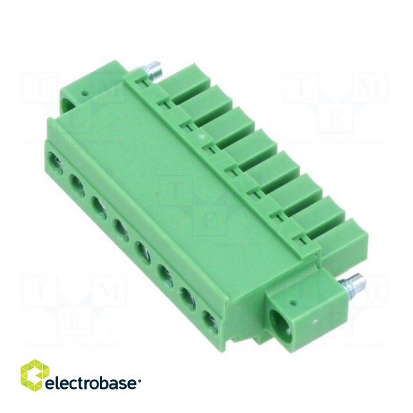 Connector: pluggable terminal block | plug | female | angled 90°