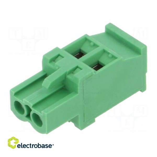 Connector: pluggable terminal block | plug | female | angled 90° фото 1