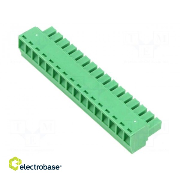 Connector: pluggable terminal block | plug | female | straight | 10A