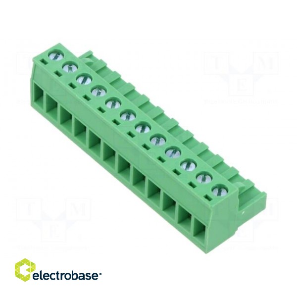 Connector: pluggable terminal block | plug | female | straight | 5mm