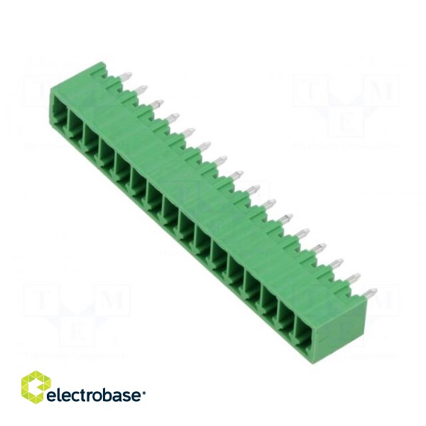 Connector: pluggable terminal block | socket | male | straight | THT