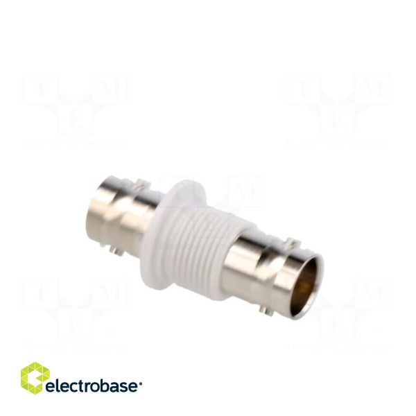 Adapter | BNC female,both sides | Insulation: PPO | 75Ω | Mat: brass image 5