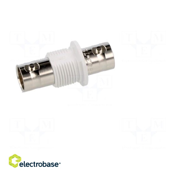 Adapter | BNC female,both sides | Insulation: PPO | 75Ω | Mat: brass image 8