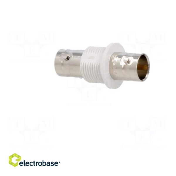 Adapter | BNC female,both sides | Insulation: PPO | 75Ω | Mat: brass image 9