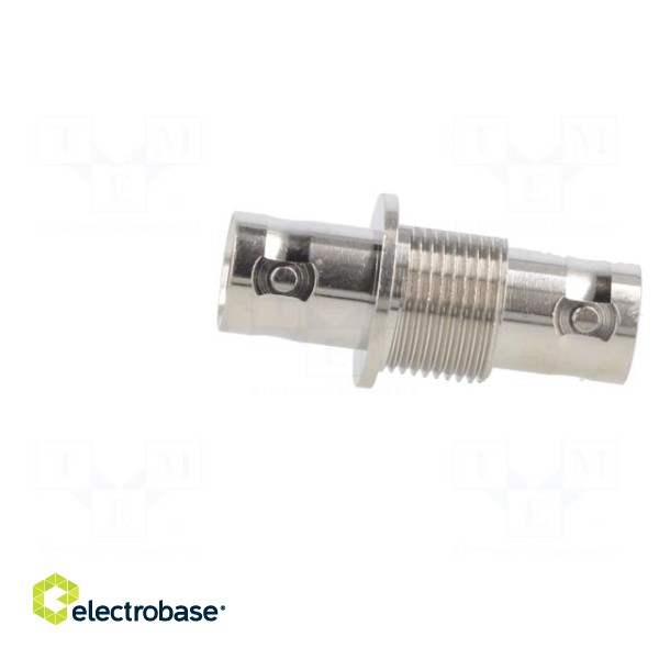 Adapter | BNC female,both sides | Insulation: PTFE | 75Ω | Mat: brass image 4