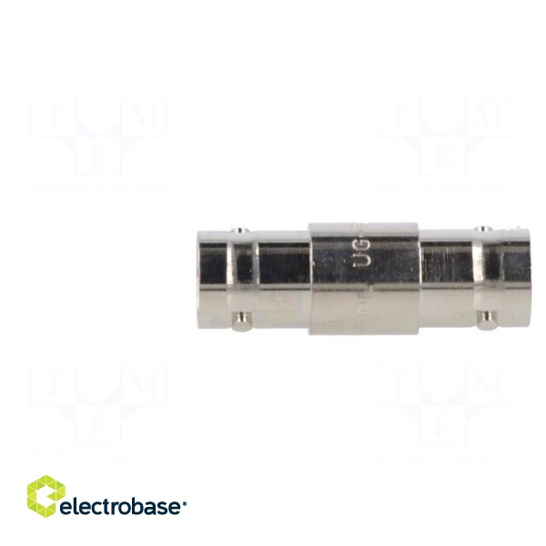Adapter | BNC female,both sides | Insulation: PTFE | 50Ω | Mat: brass image 4