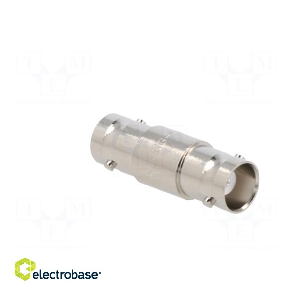 Adapter | BNC female,both sides | Insulation: PTFE | 50Ω | Mat: brass image 5
