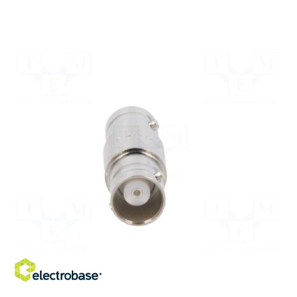 Adapter | BNC female,both sides | Insulation: PTFE | 50Ω | Mat: brass image 6