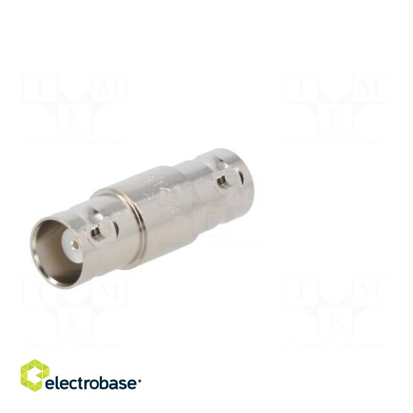 Adapter | BNC female,both sides | Insulation: PTFE | 50Ω | Mat: brass image 7
