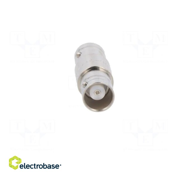 Adapter | BNC female,both sides | Insulation: PTFE | 50Ω | Mat: brass image 10