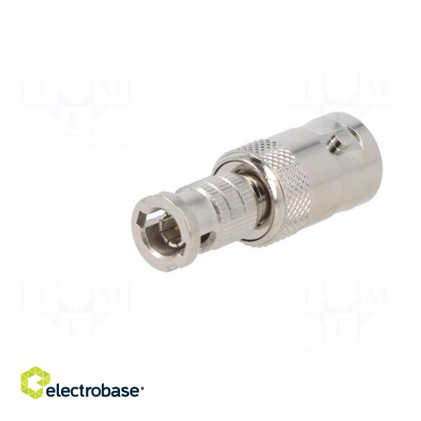 Adapter | BNC female,HD-BNC male | Insulation: PTFE | 75Ω | Mat: brass фото 3