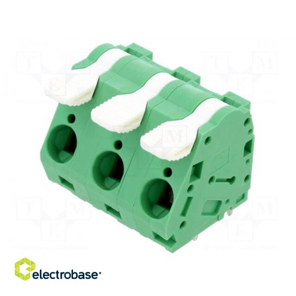 PCB terminal block | angled | 15mm | ways: 3 | on PCBs | 0.75÷10mm2 image 1
