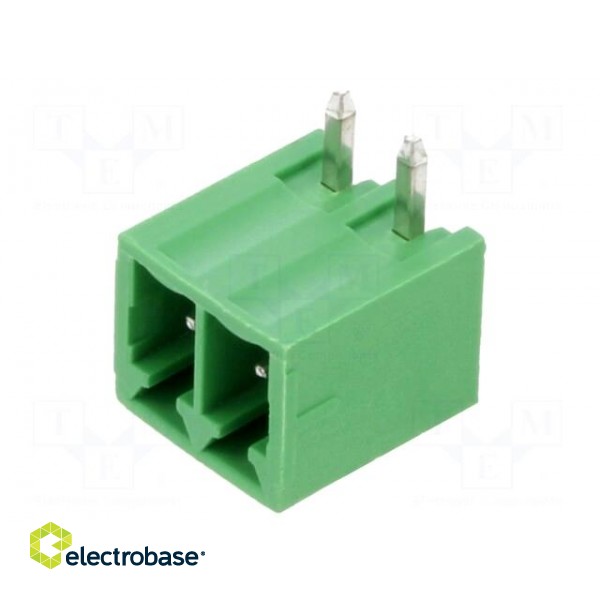 Pluggable terminal block | 3.5mm | ways: 2 | angled 90° | socket | male фото 1