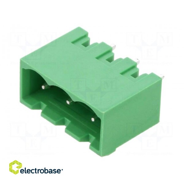 Pluggable terminal block | 5.08mm | ways: 3 | straight | socket | male image 1