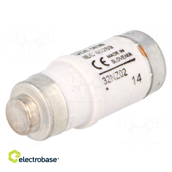 Fuse: fuse | 32A | 400VAC | 250VDC | ceramic,industrial | D02 image 1