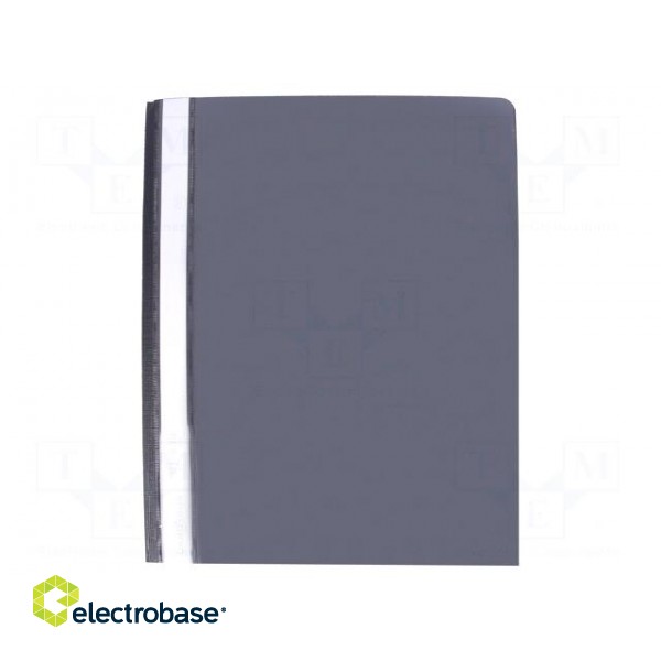 Document wallet | A4 | black | Mat: PVC image 1