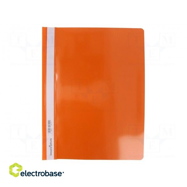 Document wallet | A4 | orange | PVC image 1