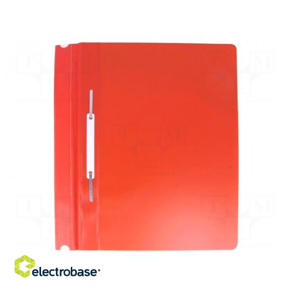 Document wallet | A4 | red | Mat: PVC image 2