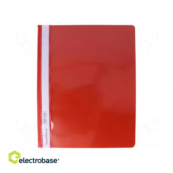Document wallet | A4 | red | Mat: PVC image 1