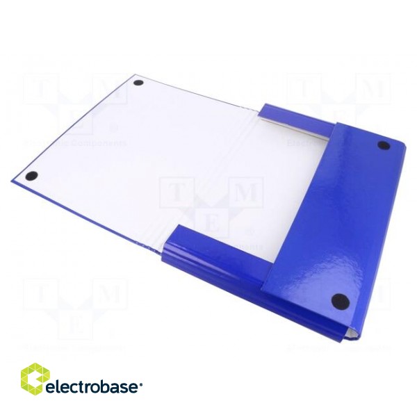 Folder | A4 | navy blue | Velcro fastening paveikslėlis 2